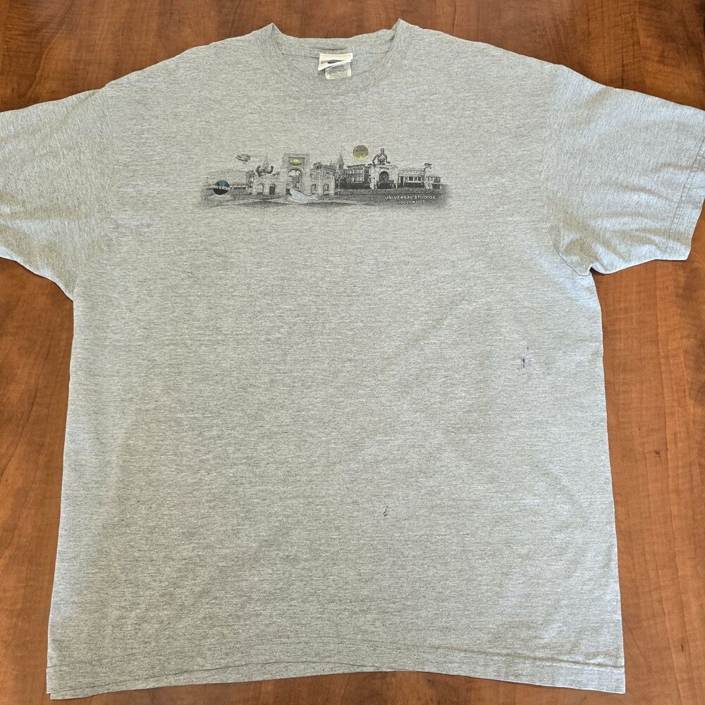 Vintage Universal Studios Hollywood Lot Shirt 90s Multi IP ET BTTF T2 Tag XL